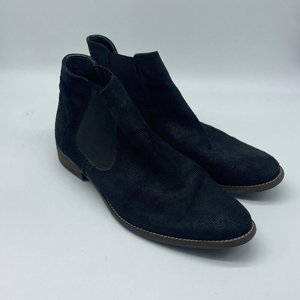 Steve Madden Suede Chelsea Boots Pull On Slip Mens Size 46
